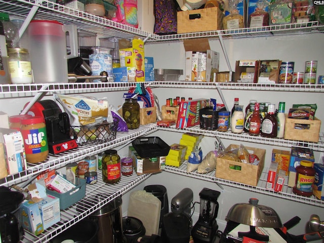 view of pantry