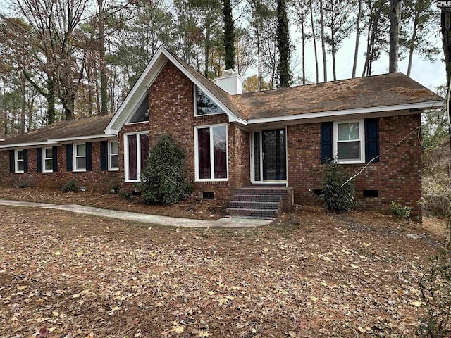 view of front of home