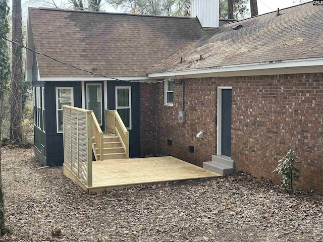 view of rear view of house