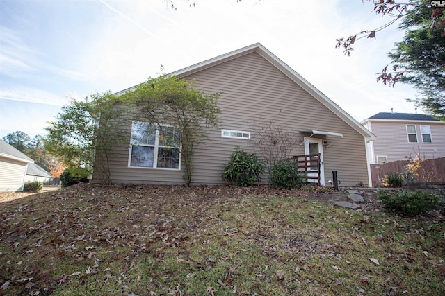 view of back of house