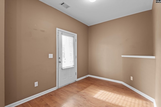 interior space featuring hardwood / wood-style flooring