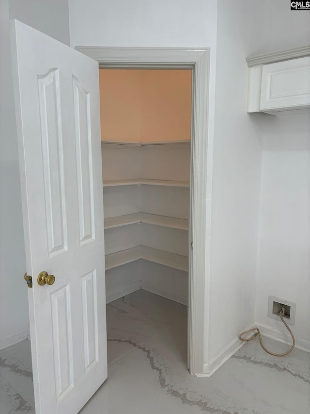 view of pantry