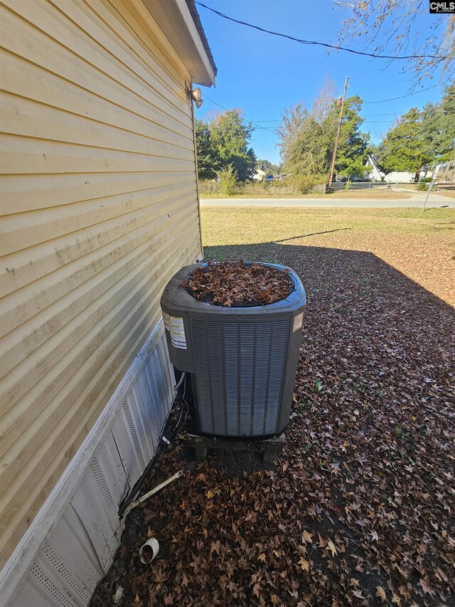 1611 Carolina Ln, Beaufort, SC 29906 - exterior details with central AC unit