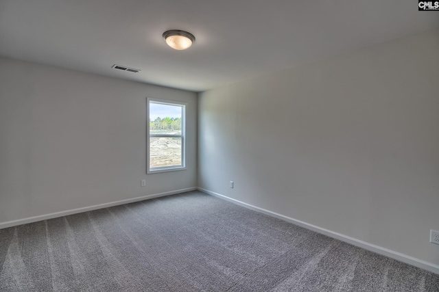 empty room with carpet floors