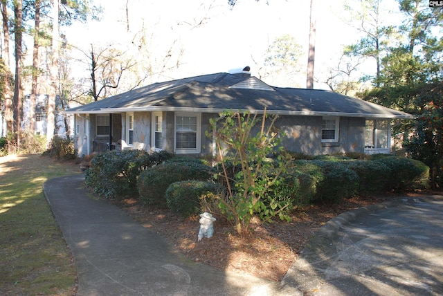 view of ranch-style home