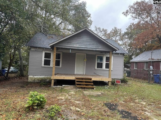 view of front of home