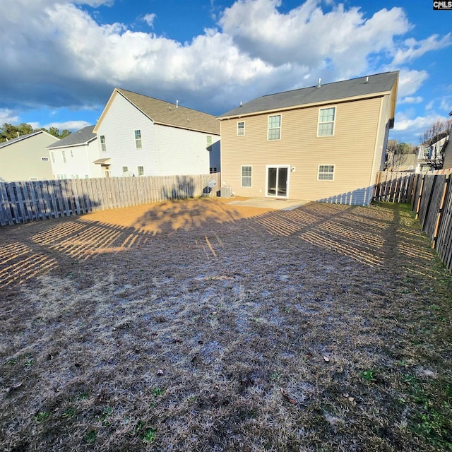 view of back of property