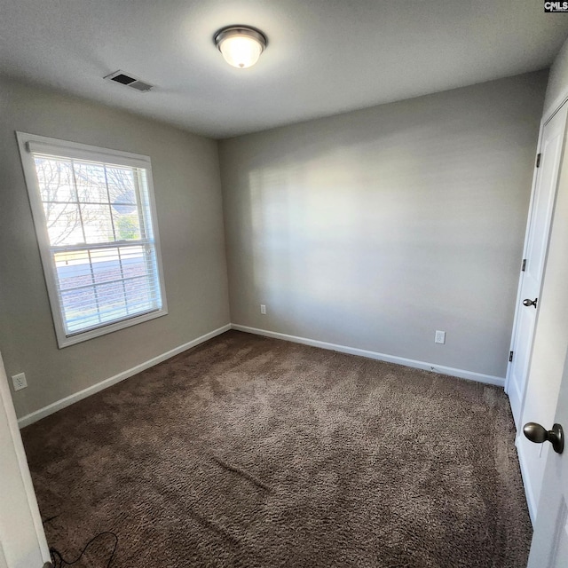 empty room with carpet floors