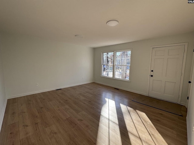 foyer entrance featuring light wood-type flooring