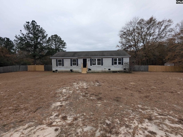 view of ranch-style house