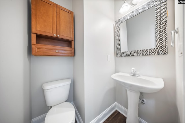 bathroom with toilet