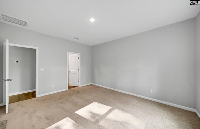 unfurnished bedroom featuring carpet floors