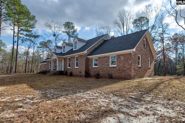 view of side of property