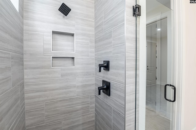 bathroom with walk in shower