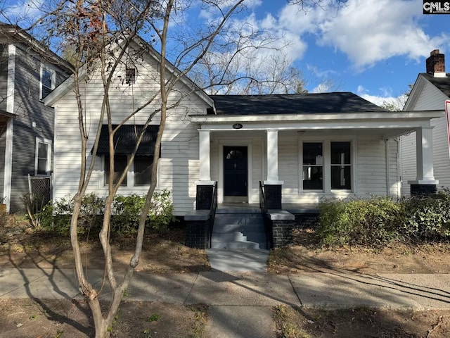 view of bungalow-style house