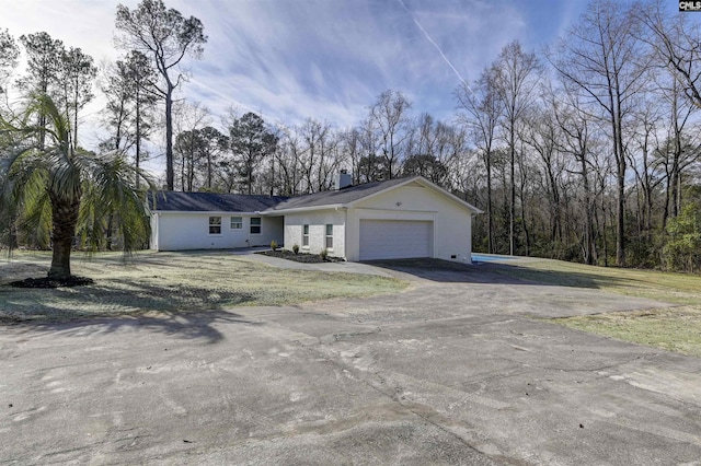 ranch-style house with a garage