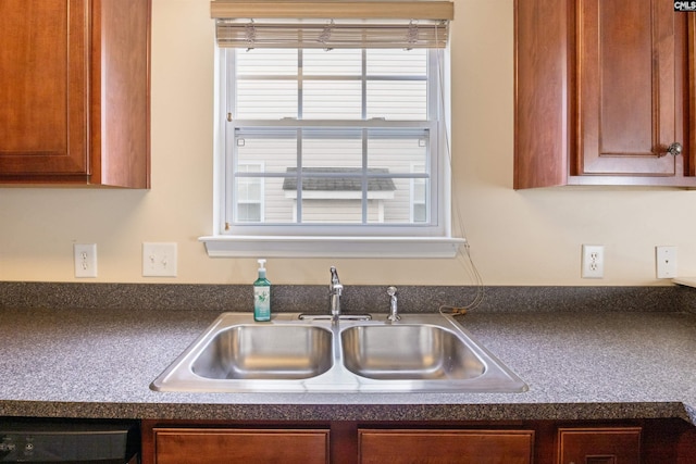 kitchen with dishwasher and sink