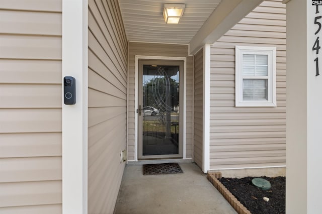 view of property entrance