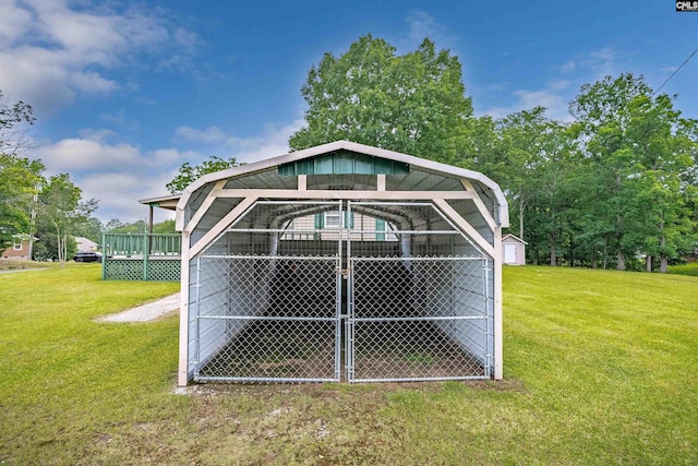 view of outbuilding