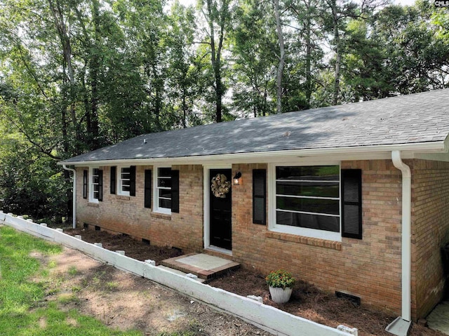 view of ranch-style house