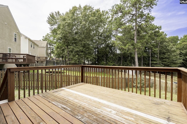 view of deck