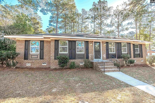 view of ranch-style house