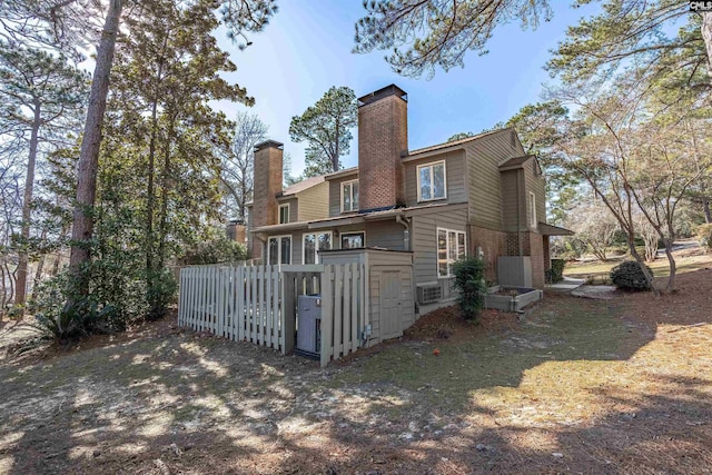 view of rear view of property