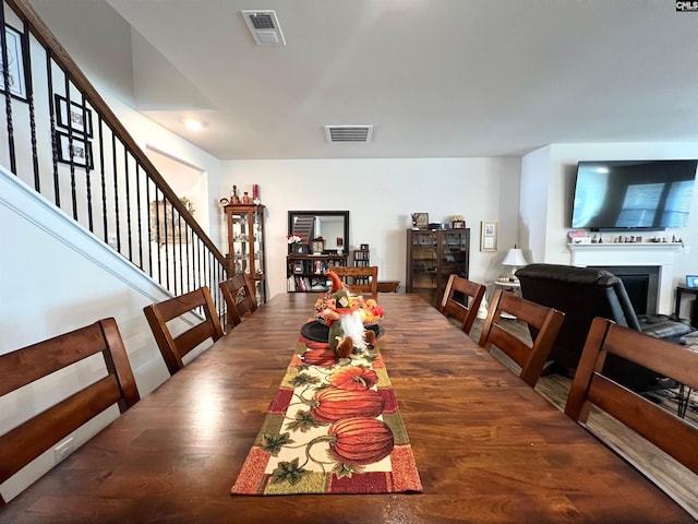 view of dining area