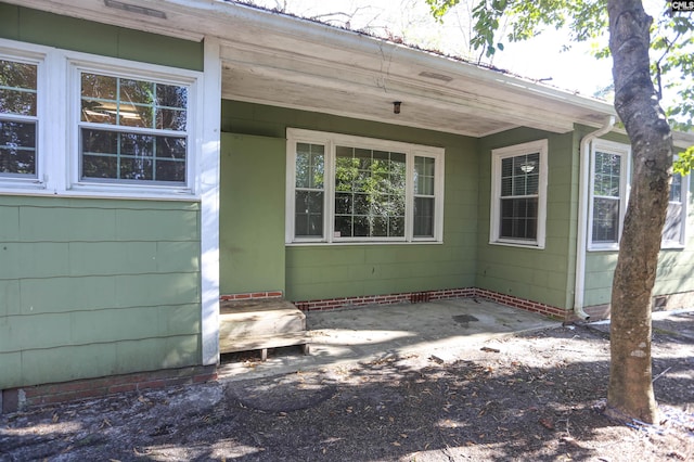 exterior space featuring a patio