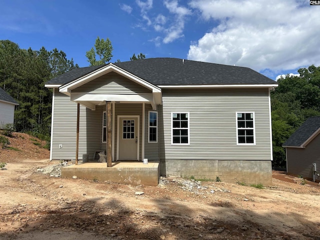 view of front of home