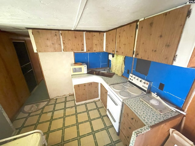 kitchen featuring white appliances