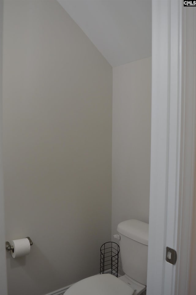 bathroom featuring toilet