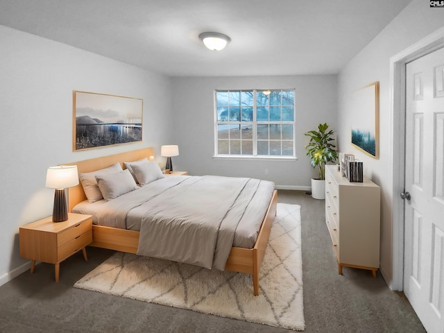 bedroom featuring carpet flooring