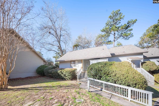 view of front of home