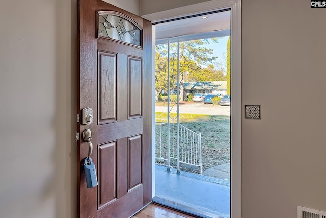 view of entrance foyer