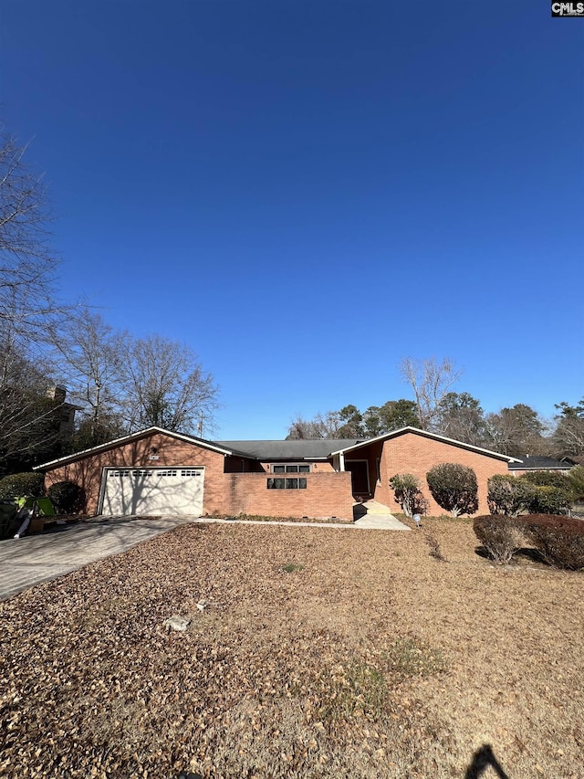 ranch-style house with a garage