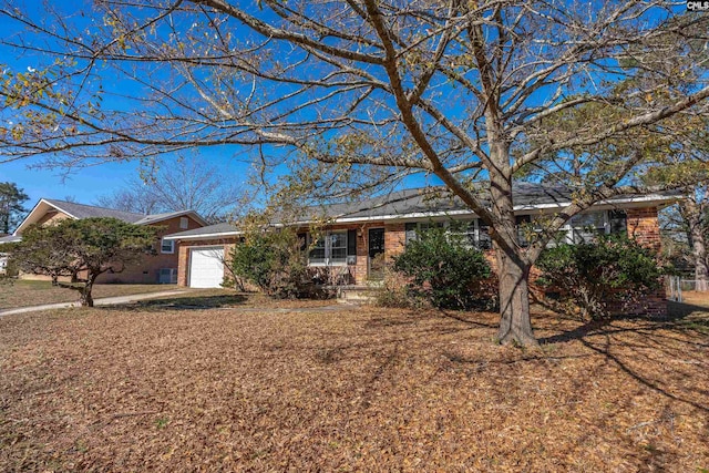 ranch-style house with a garage