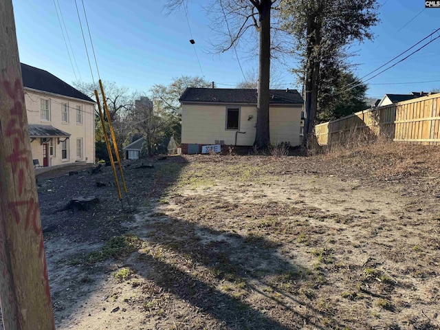 view of rear view of property