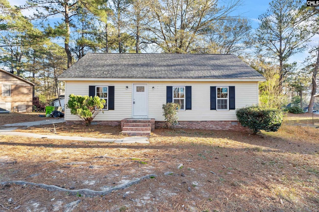 view of front of home