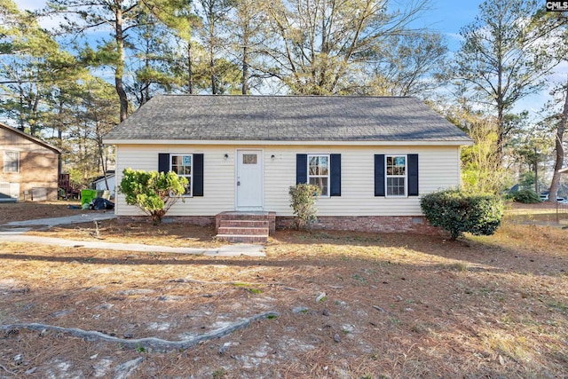 view of front of home