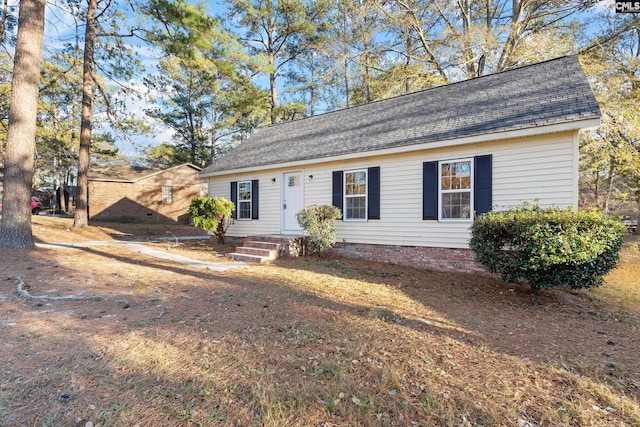 view of front of property