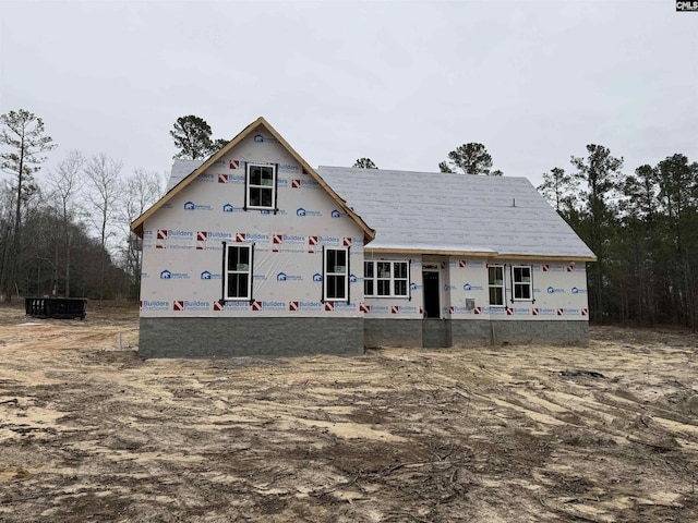 view of property in mid-construction