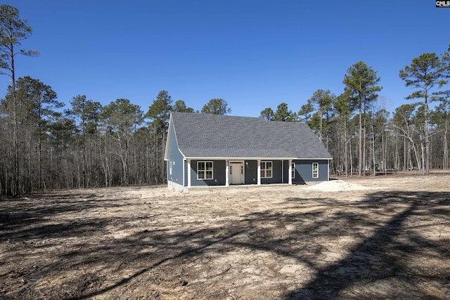 view of front of property