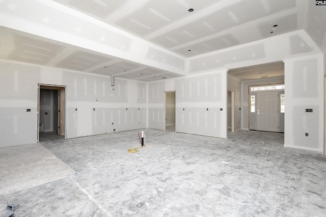 view of unfurnished living room