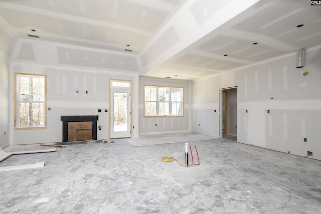 view of unfurnished living room