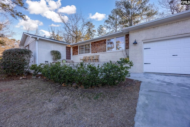 ranch-style house with a garage