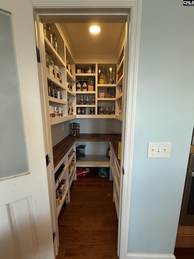 view of pantry