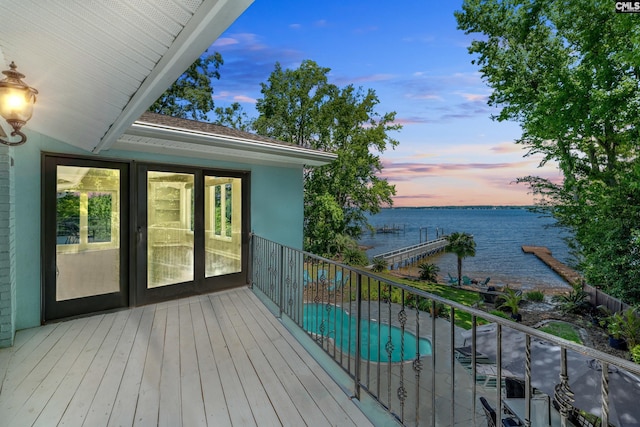 143 Yachting Cir, Lexington, SC 29072 - wooden terrace with a water view
