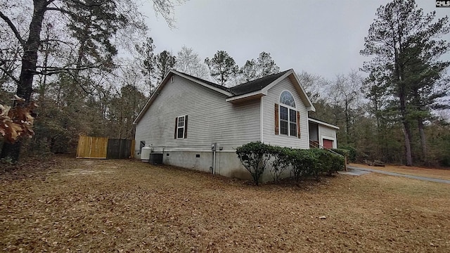 view of side of home