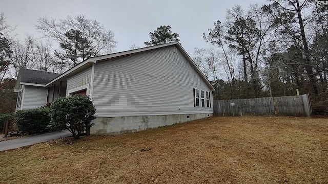 view of side of property